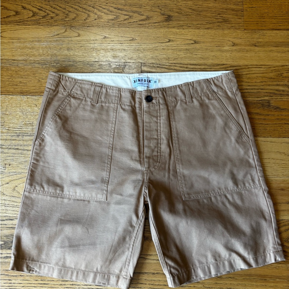 Kinfolk Men's Tan Shorts